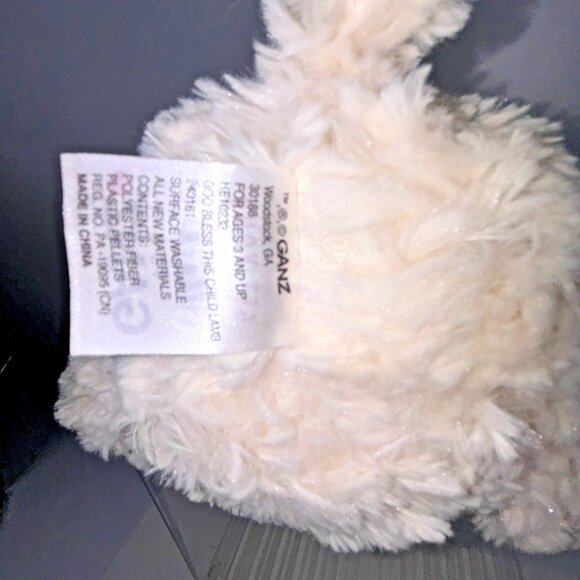 GANZ Serenity Lamb with Crib Cross Tag God Bless This Child - Picture 15 of 16